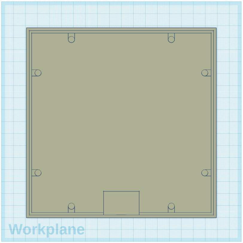 Enclosure model (top)